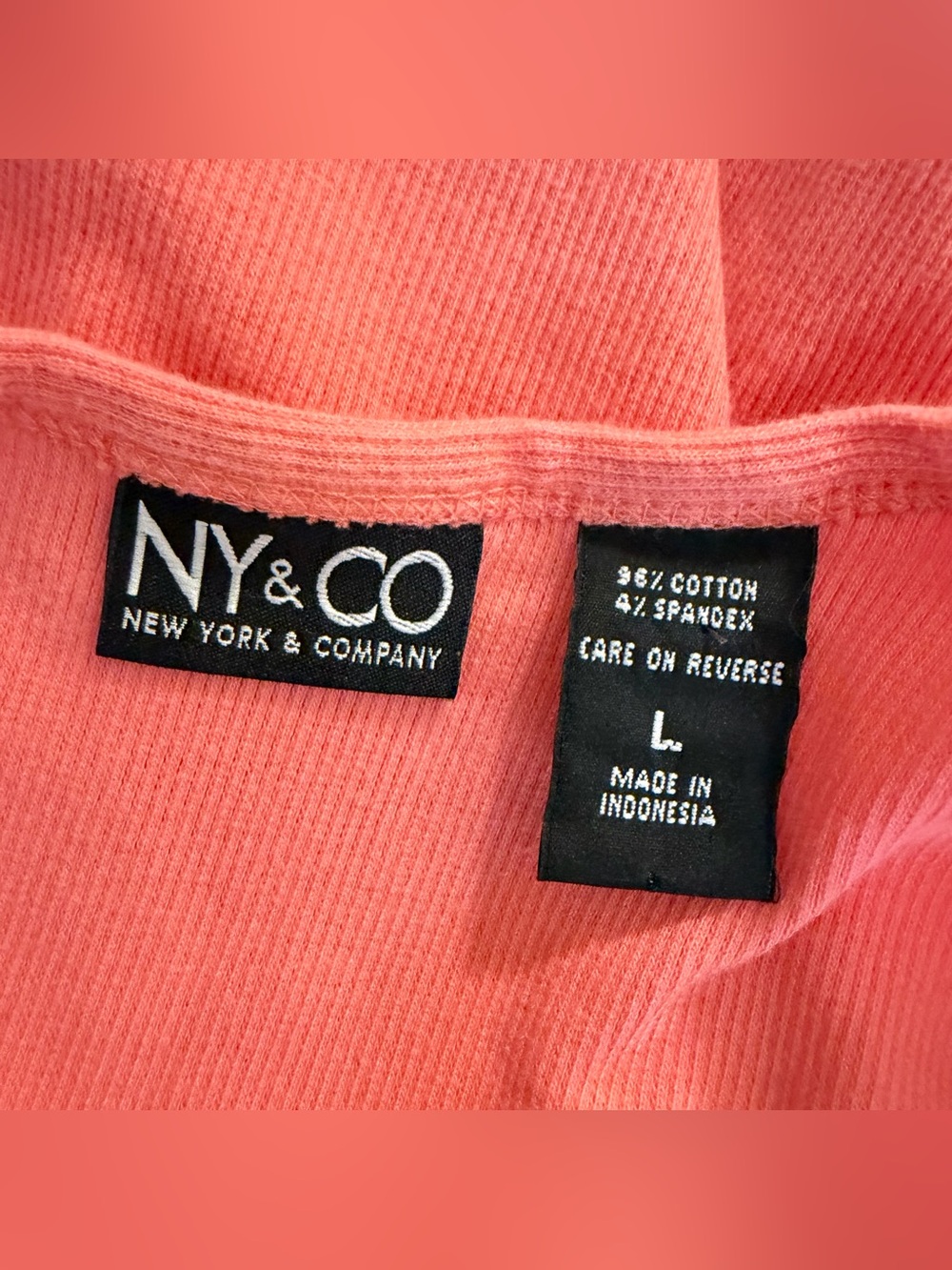 πPink Ribbed Button Front Cardigan - Picture 2 of 4